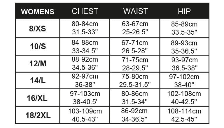 Size Guide – Altura Inc