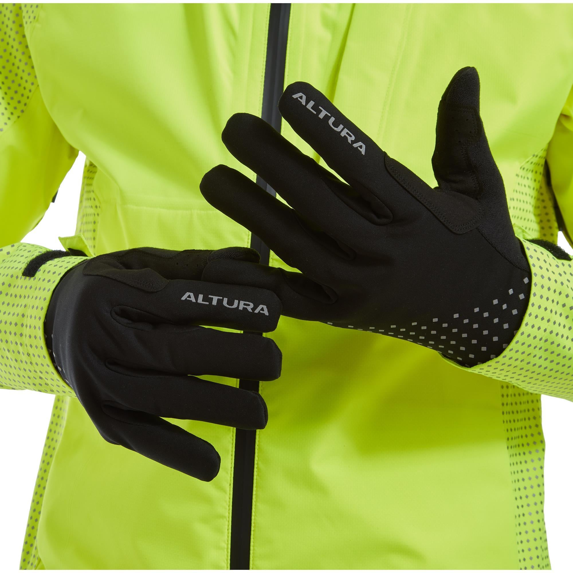 Nightvision Unisex Waterproof Insulated Cycling Gloves Altura