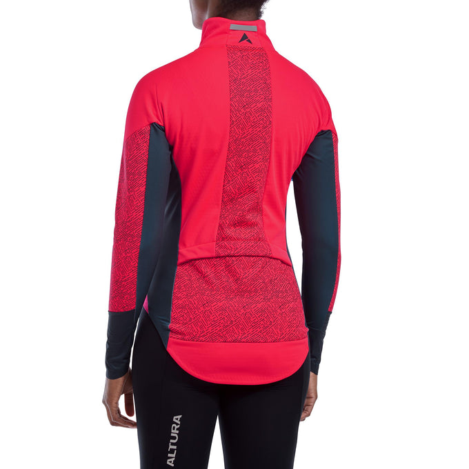  Terry Mistral Packable Womens Running Cycling Jacket  Semi-Fitted Lightweight Reflective Windproof Soft Shell Windbreaker -  Framboise, X Small : Clothing, Shoes & Jewelry
